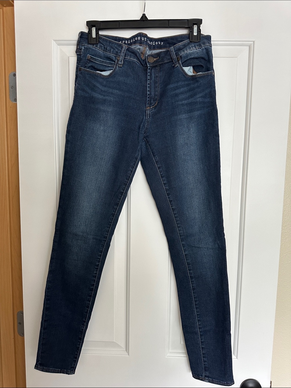 Articles Of Society Skinny Jeans in Deep Indigo Wash